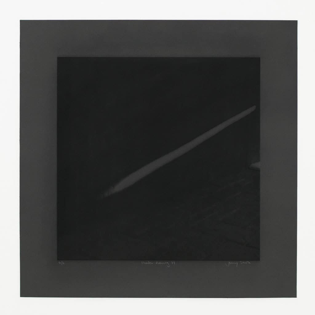 Shadow Drawing VI, 50 cm x 50 Laser etched onto black somerset paper, edition of 6