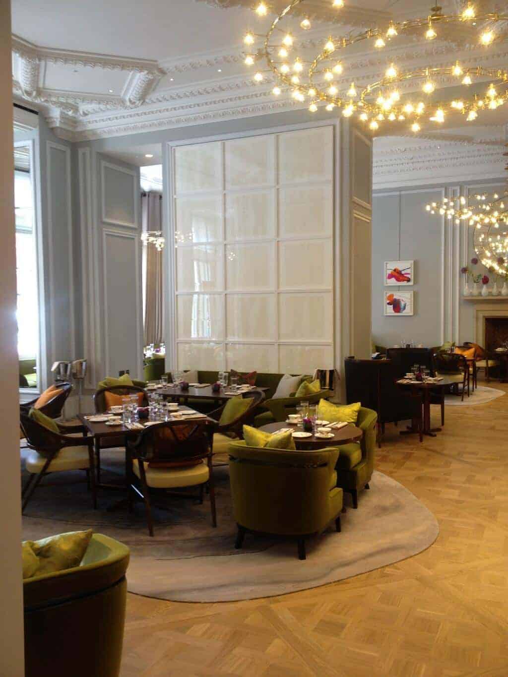 Roseberry Room , Mandarin Oriental, Knightsbridge, London, 30 white, blind embossed paper prints 52 x 52 cm (unframed size)